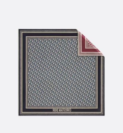 DIOR OBLIQUE DIORTWIN 90 SQUARE SCARF